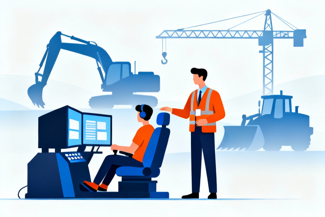 Illustration d'une session de formation conducteurs sur simulateurs